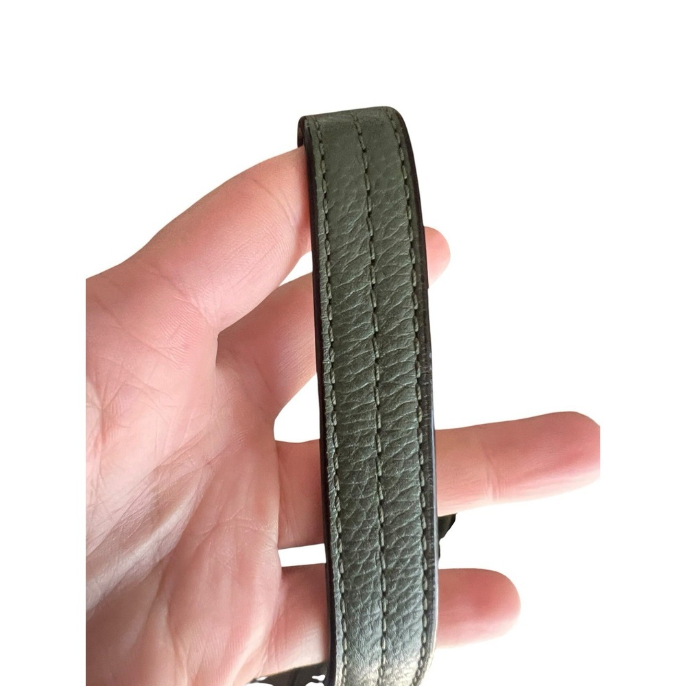 Coach Soft Pebbled Leather Green Shoulder Bag Brooke H1194-F17165 Gold Accents - Picture 9 of 16